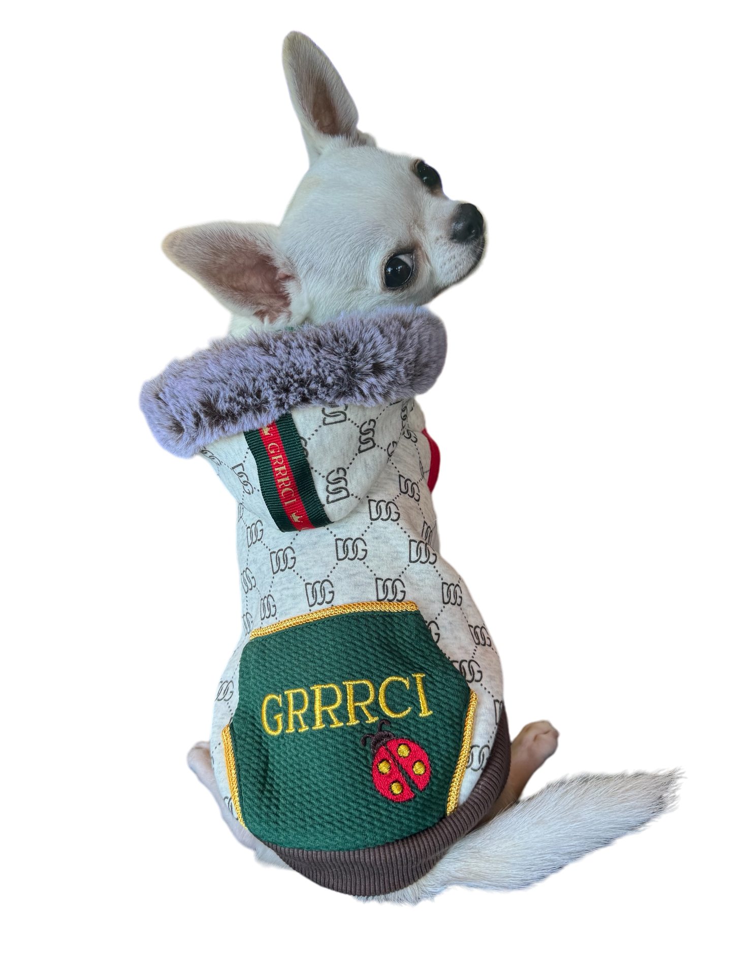 GRRRCI Lady Bug Dog Hoodie image 1
