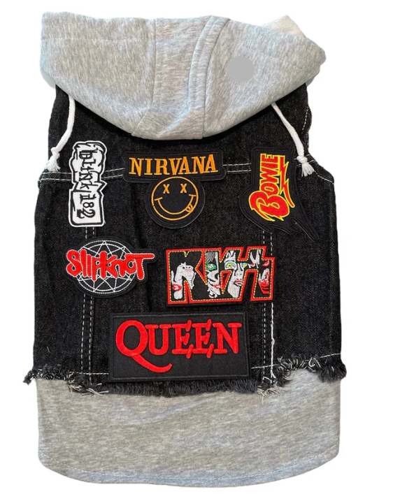 Pup-It-Up Denim Dog Vest w/ Hood image 4
