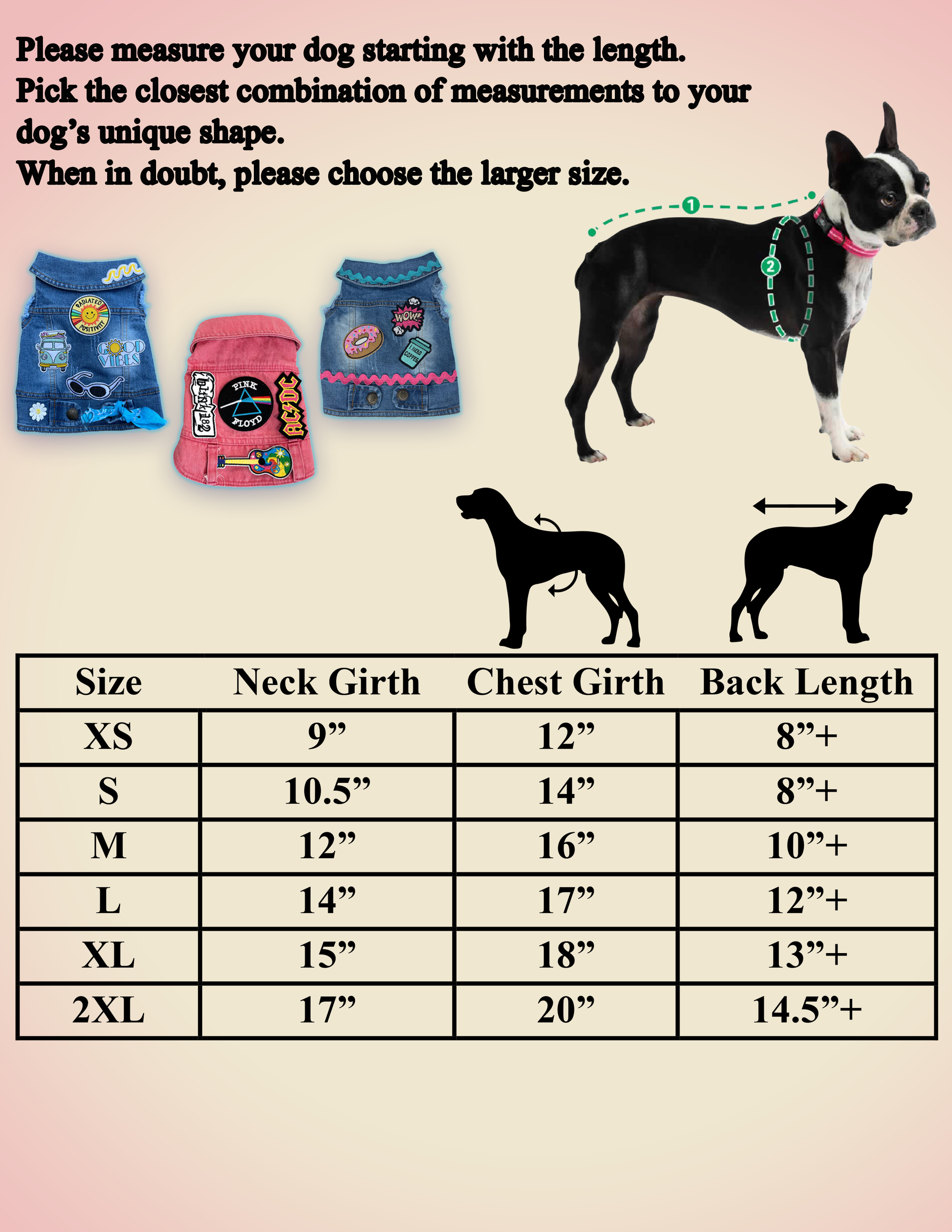 Pup-It-Up Denim Dog Vest w/ Hood image 6