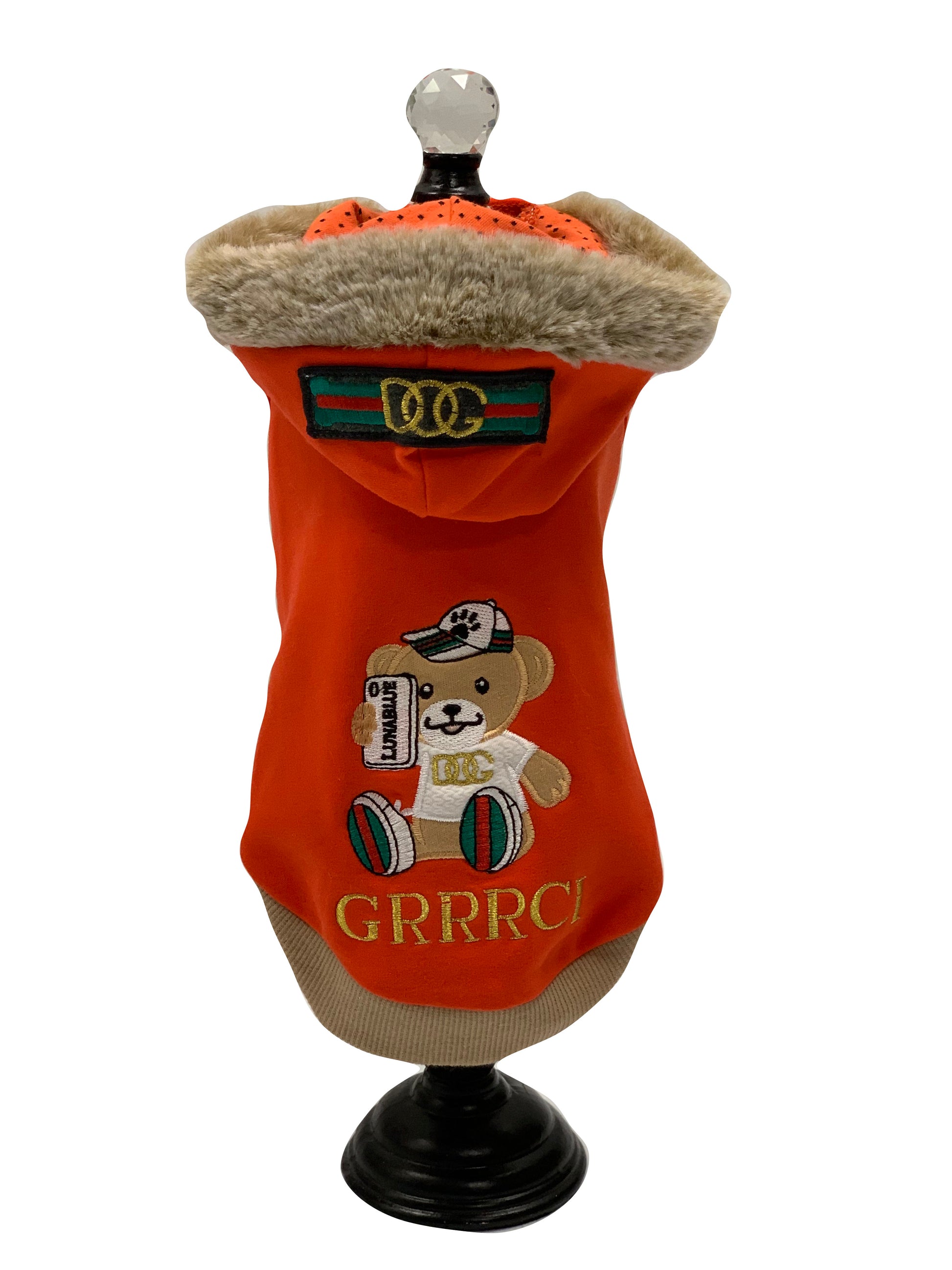 GRRRCI Selfie Bear Dog Hoodie image 2