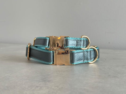 Faux Leather Dog Collar