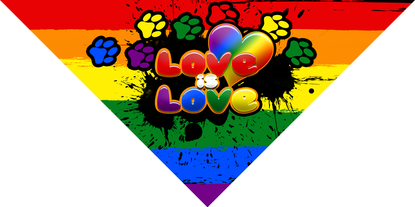 Pride Love is Love Cooling Bandana