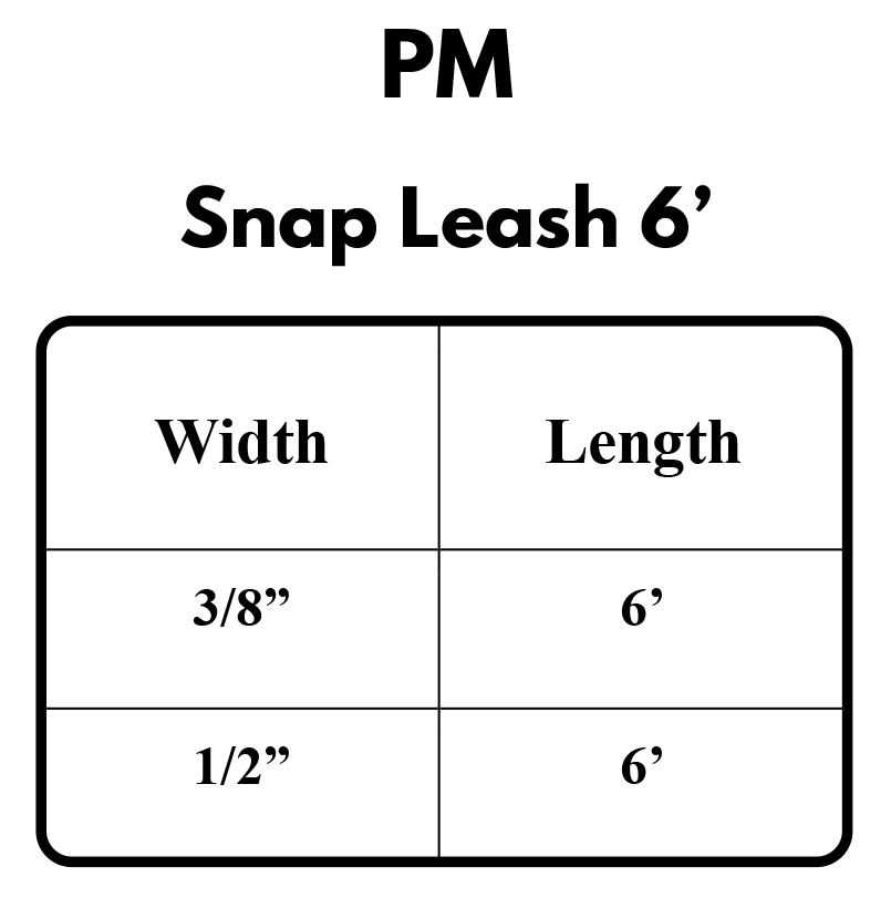 BioThane Dog Leash 6' Snap Leash- 3/8" and 1/2"