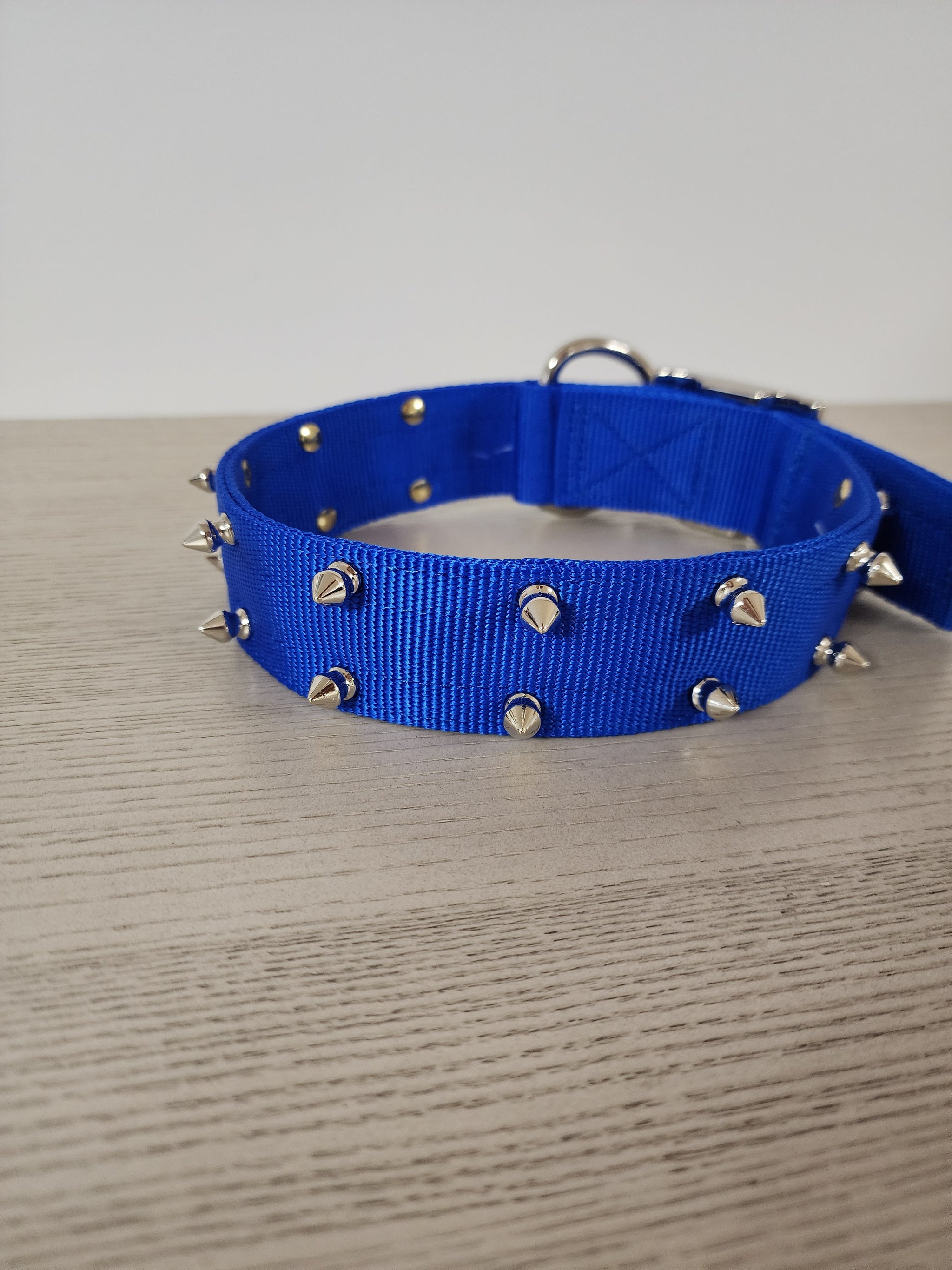 Bad to the Bone Spiked Dog Collar - 1 1/2