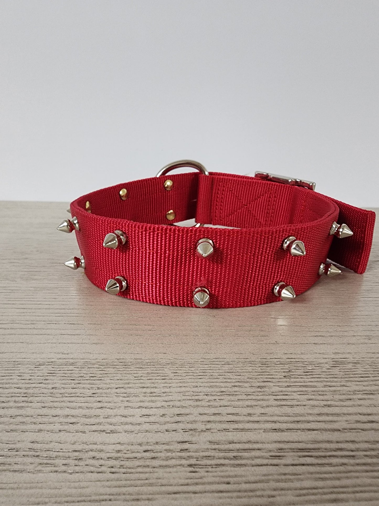 Bad to the Bone Spiked Dog Collar - 1 1/2"